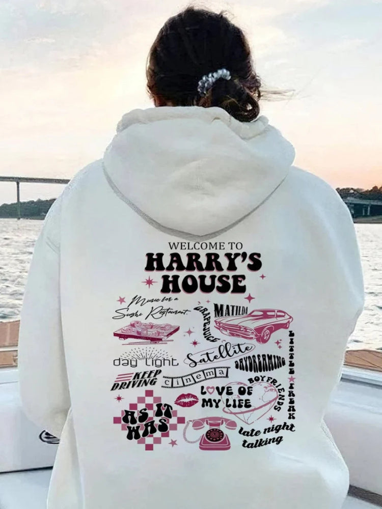 Women's Welcome To Harry's House Tracklist Hoodie – Supodon